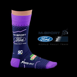Inspiration Ford Puma M-Sport Rally Team WRC socks Blue / Purple - unisex - Size 41/46