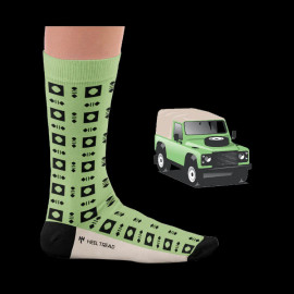 Inspiration Land Rover Defender socks Green / Black - unisex - Size 41/46