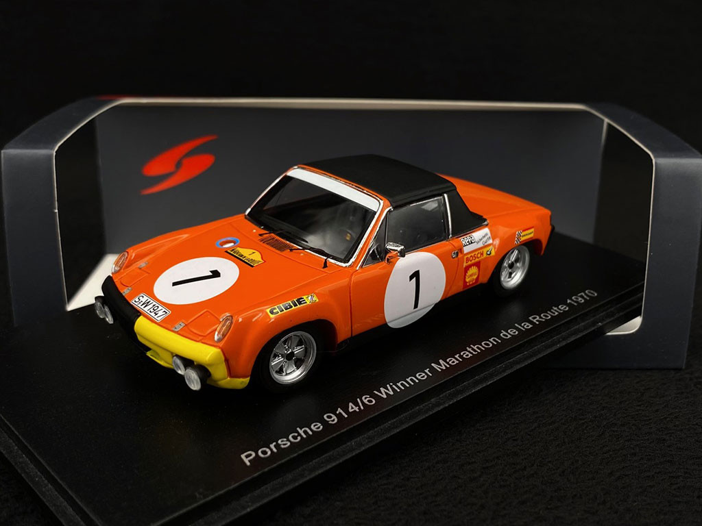 Porsche 914 /6 Winner Marathon de la Route 1970 n° 1 1/43 Spark