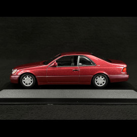 Mercedes-Benz 600 SEC Coupé 1992 Rot Metallic 1/43 Minichamps 940032601