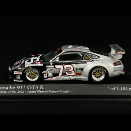 Porsche 911 GT3 R  n° 73 John Guest 24h Daytona 2002 1/43 Minichamps 400026973