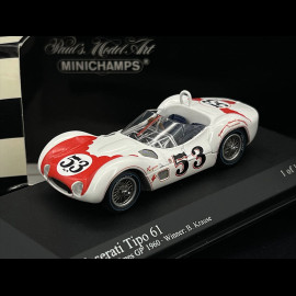 Maserati Tipo 61 n° 53 Sieger 200 Miles Riverside 1960 1/43 Minichamps 400601253