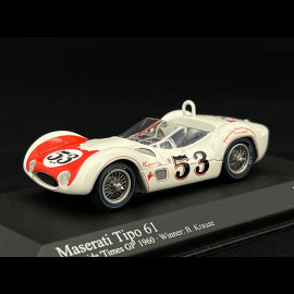 Maserati Tipo 61 n° 53 Sieger 200 Miles Riverside 1960 1/43 Minichamps 400601253