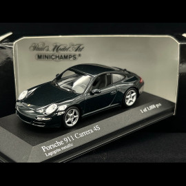 Porsche 911 Carrera 4S Type 997 2005 Lagogrün 1/43 Minichamps 400065321