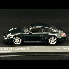 Porsche 911 Carrera 4S Type 997 2005 Lago Green 1/43 Minichamps 400065321