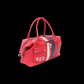 Ledertasche 24h Le Mans 100 Jahre Gaston Rennrot