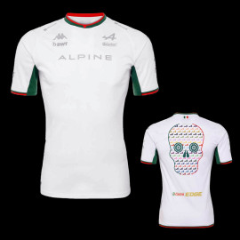 T-shirt Alpine F1 Team BWT Kappa Kombat GP Mexico White 311F7CW - Men