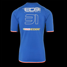 Alpine T-shirt Esteban Ocon F1 Team Kappa Kombat Blue 371B7HW - men