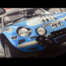 Frame Alpine Renault A110 n°1 Bleu Panama Original illustration 30 x 45 cm - 14.2599