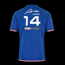 Alpine T-shirt F1 Fernando Alonso Team Kappa Royal Blue 35174UW - men