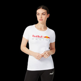 Red Bull Racing T-Shirt Verstappen Pérez Logo Weiß 701202319-002 - Damen