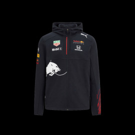 Red Bull Racing Hooded Jacket F1 Verstappen Pérez Puma Tag Heuer Navy Blue 701202761-001 - children