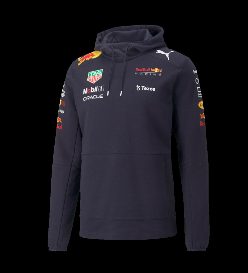 Red Bull Racing Sweatshirt F1 Verstappen P rez Puma Tag Heuer Navy