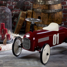 Ride-on Car Vintage n° 01 Burgundy Red 1046
