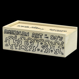 Keith Haring Domino ​Sammlerbox Dekorierte Holzspiel Hergestellt in Frankreich Vilac 9264