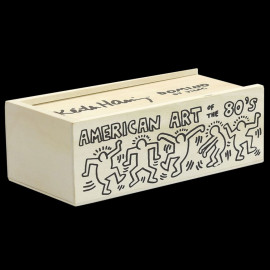 Keith Haring Domino ​Sammlerbox Dekorierte Holzspiel Hergestellt in Frankreich Vilac 9264