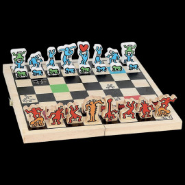 Keith Haring Chess Set Large Box Decorated Wood Vilac 9229