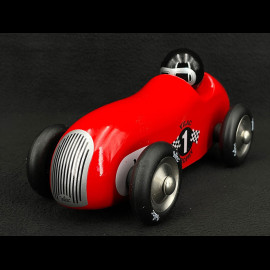 Vintage Wooden Race Car Vilac Trophy Red 2286R