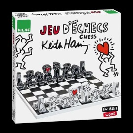 Keith Haring Chess Set Decorated Wood Vilac 9221