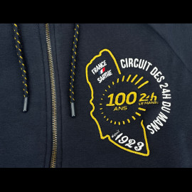 100 Jahre 24h Le Mans Jacke Sarthe Autorennstrecke 1923 - 2023 Marineblau LM231SSM02-100 - Herren