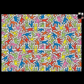 Keith Haring Jigsaw Puzzle 1000 pieces 70 x 50 cm Vilac 9225