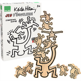 Balancierspiel Keith Haring 11 Teile Holz Vilac 9217