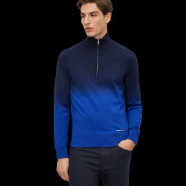 Porsche x BOSS Pullover Regular Fit Bio-Baumwolle Blau BOSS 50489070_433 - Herren