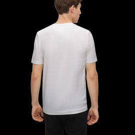 Porsche x BOSS T-shirt Slim Fit Merzeriesierter Baumwolle Weiß BOSS 50486222_100 - Herren