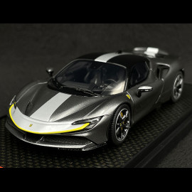 Ferrari SF90 Stradale Hybrid Pack Fiorano 2020 Metallic Silber 1/43 BBR Models BBRC228RA