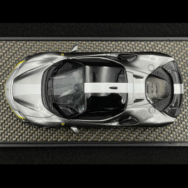 Ferrari SF90 Stradale Hybrid Pack Fiorano 2020 Metallic Silver 1/43 BBR Models BBRC228RA