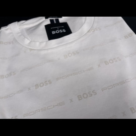 Porsche x BOSS T-shirt Slim Fit Mercerised Cotton White BOSS 50486222_100 - Men