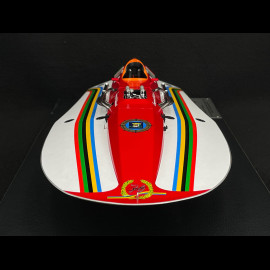 Molinari Off Shore Boat Quattro Punti 1980 Rot / weiß 1/18 BBR FER003