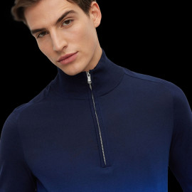 Porsche x BOSS Pullover Regular Fit Bio-Baumwolle Blau BOSS 50489070_433 - Herren