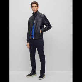 Porsche x BOSS Pullover Regular Fit Bio-Baumwolle Blau BOSS 50489070_433 - Herren