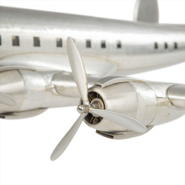 Flugzeug Lockheed Constellation 1945 mit Aluminiumsockel 1/15 AP458