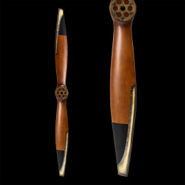 Large Vintage Wooden Propeller Black 186cm AP187
