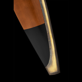 Large Vintage Wooden Propeller Black 186cm AP187