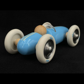 Vintage Holz Rennauto Grand Prix Blau 2341B