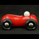 Vintage Wooden Race Car Streamline Red 2284R
