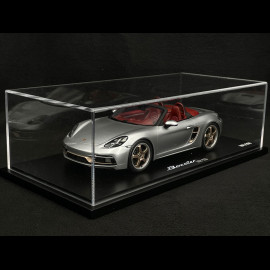 Porsche 718 Boxster Type 982 25 Years Edition GT Silver 1/18 Spark WAP0212020NB25