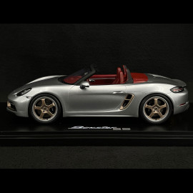 Porsche 718 Boxster Type 982 25 Years Edition GT Silver 1/18 Spark WAP0212020NB25