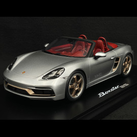 Porsche 718 Boxster Type 982 25 Years Edition GT Silver 1/18 Spark WAP0212020NB25
