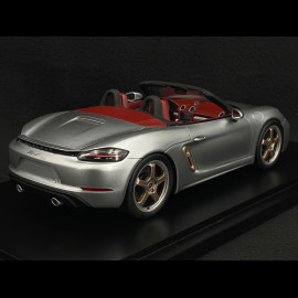 Porsche 718 Boxster Type 982 25 Years Edition GT Silver 1/18 Spark WAP0212020NB25