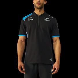 Alpine Polo F1 Team Ocon Gasly 2023 Kappa Black / Blue 361C2RW-A12 - Men