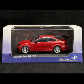 Mercedes-Benz C63 AMG Black Series 2012 Fire Opal Red 1/43 Solido S4311602