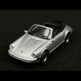 Porsche 911 Carrera 3.2 Cabriolet 1989 Silber 1/87 Schuco 452671000