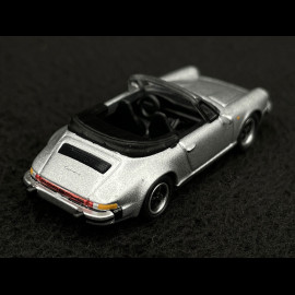 Porsche 911 Carrera 3.2 Cabriolet 1989 Silber 1/87 Schuco 452671000