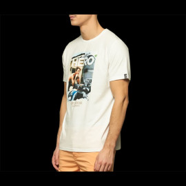 Austin T-shirt Roadster Clint Eastwood White Hero Seven - Men