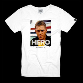 McQueen T-shirt American Icon Weiß Hero Seven - Herren