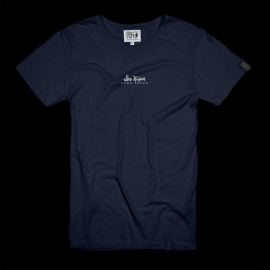 Steve McQueen T-shirt Gun Sofa Navy Blue Hero Seven - Men